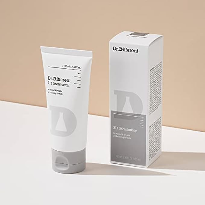 Dr.Different 311 MOISTURIZER - CERAMIDE FACE MOISTURIZER FOR DRY SKIN, HYPOALLERGENIC HYDRATING AND SKIN BARRIER FACIAL CREAM, 3.38 OZ - Image 3